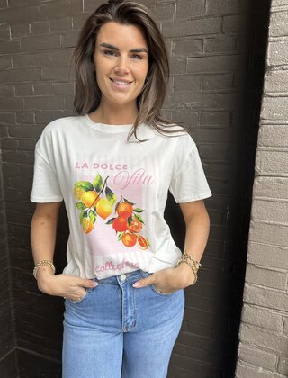 T-shirt La dolce Roze