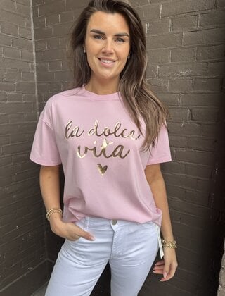 Top La Dolce Vita Roze