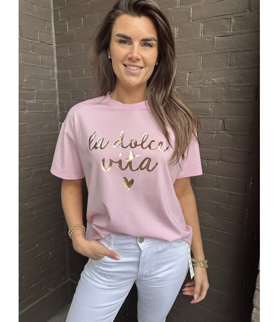 Top La Dolce Vita Roze