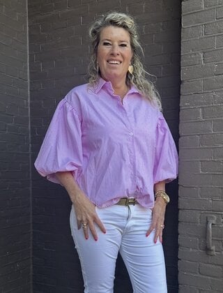 Blouse Paris roze