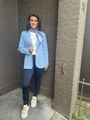 Sjaal Diva Blauw