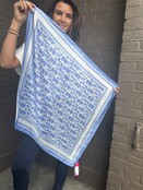 Sjaal Diva Blauw