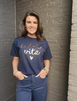 Top Dolce Vita Donker Blauw