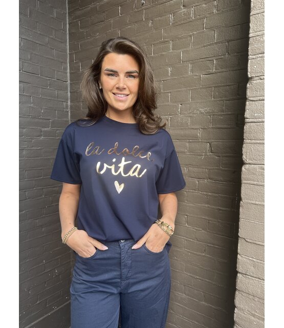 Top Dolce Vita Donker Blauw
