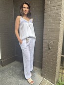 Broek Linnen Wit