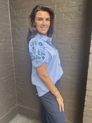 Blouse Lena Blauw