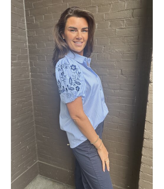 Blouse Lena Blauw
