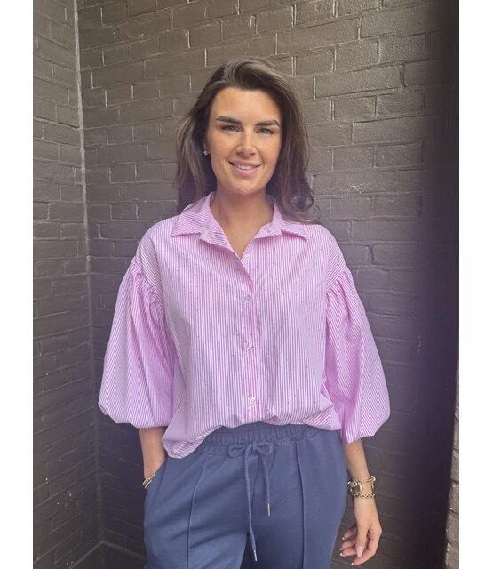 Blouse Paris roze
