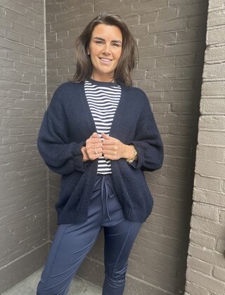 Vest Peggy donker blauw