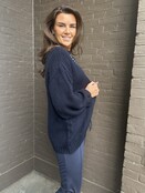 Vest Peggy donker blauw