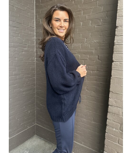 Vest Peggy donker blauw
