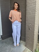 Jeans Wide Leg Wit