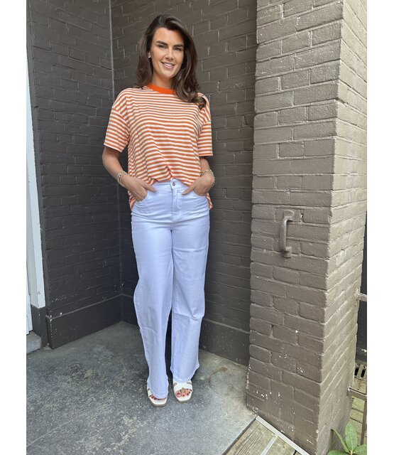 Jeans Wide Leg Wit