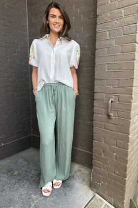 Broek Sabien Groen
