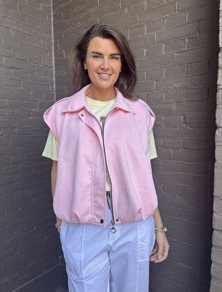 Gilet Sterre Roze