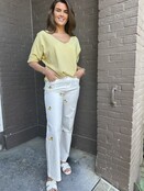 Jeans Citroen Off-white