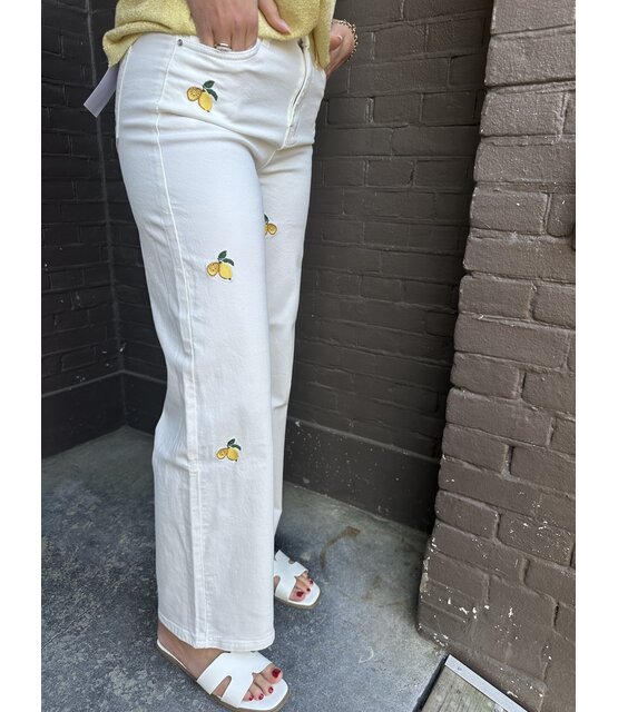 Jeans Citroen Off-white