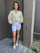 Short jeans wit