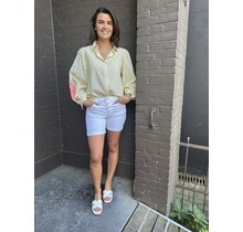 Short jeans wit