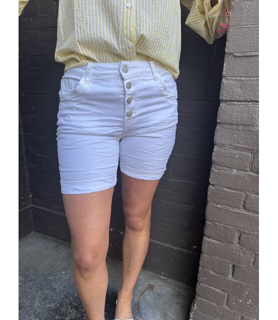 Short jeans wit