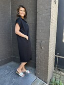 Jurk Monique Zwart