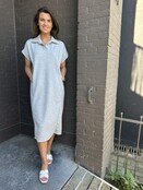 Jurk Monique Grijs