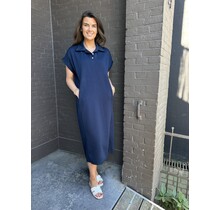 Jurk Monique Donker Blauw