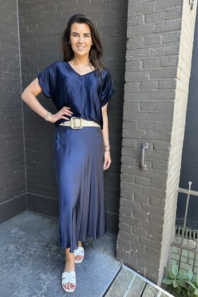 Top Fleur Donkerblauw