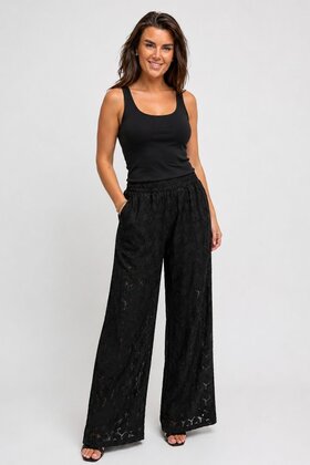 Broek Nathalie Zwart