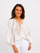 Blouse Ibiza Off-white/goud