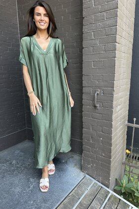Jurk Marjan Groen