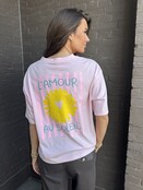 T-shirt Soleil Roze