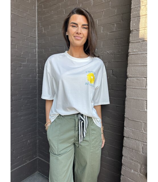 T-shirt Soleil Off-white
