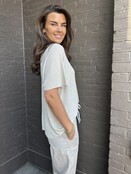 Top Simone Beige Glitter