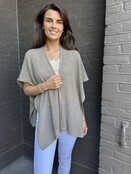 Poncho Summer Taupe
