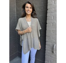 Poncho Summer Taupe