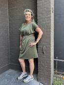 Jurk Basic Groen