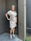 Jurk Basic Taupe