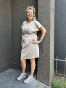 Jurk Basic Taupe
