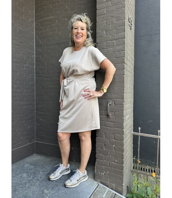 Jurk Basic Taupe