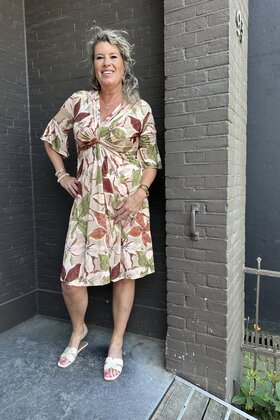 Jurk Holiday Print Groen