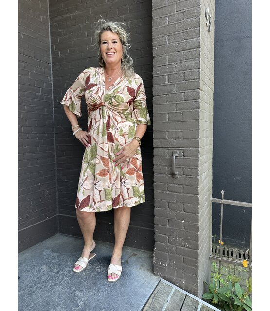 Jurk Holiday Print Groen
