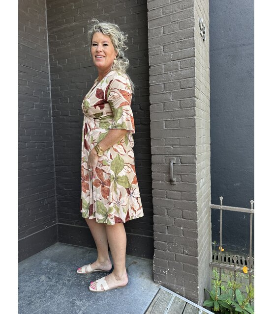 Jurk Holiday Print Groen