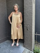 Jurk Stella Donker Goud