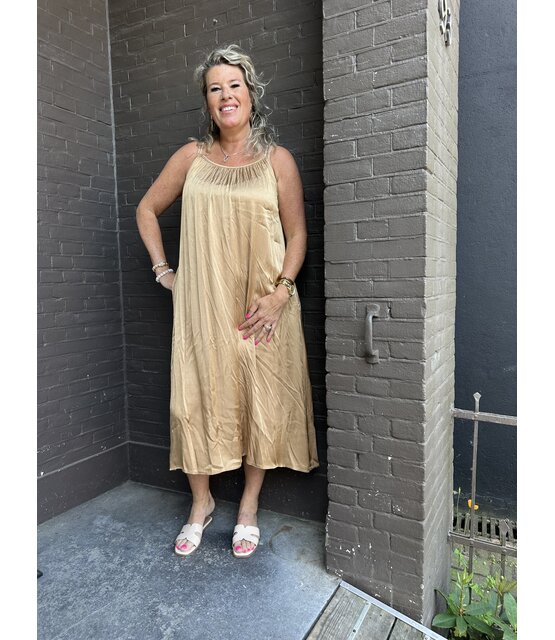 Jurk Stella Donker Goud