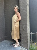 Jurk Stella Donker Goud