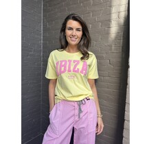 T-shirt Ibiza Geel/Roze