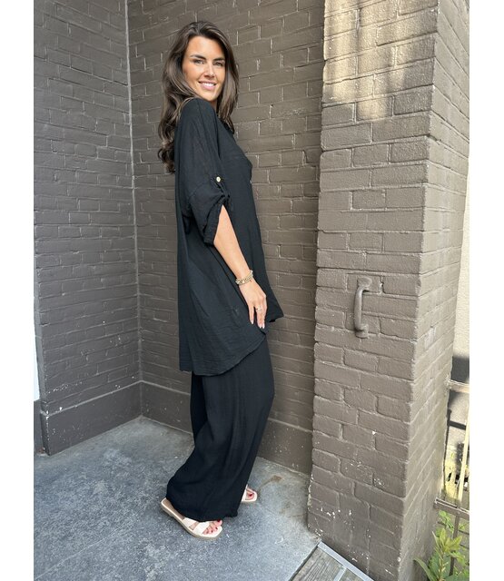 Blouse Annelies Zwart