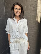Blouse Bloem Off-white