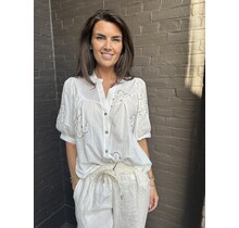 Blouse Bloem Off-white